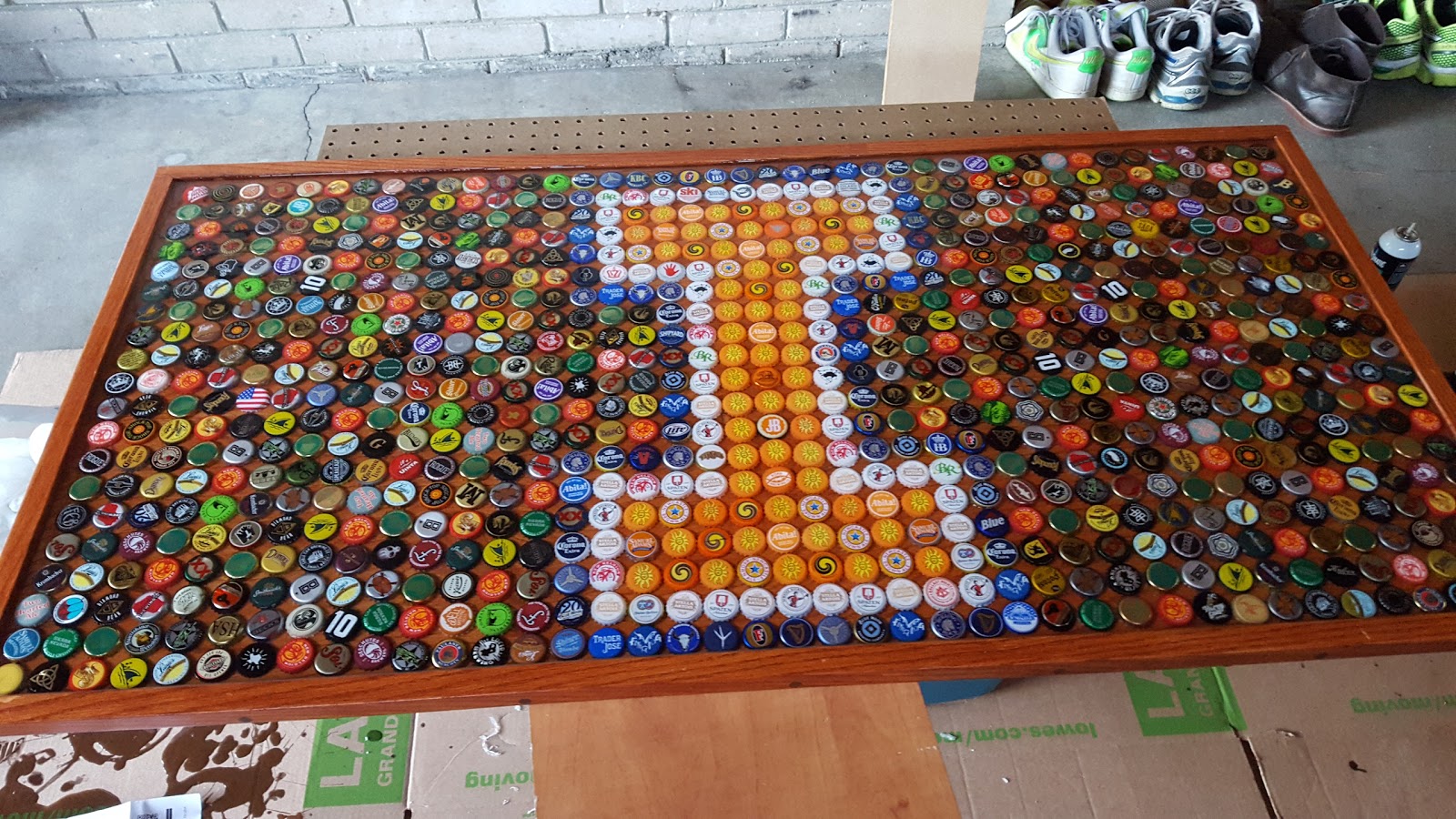 Milbot Bottle Cap Table Bottle Cap Table