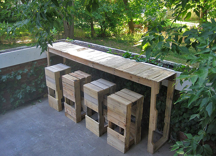 15 idee e tutorial per arredare con il riciclo dei pallet ... Creazioni con pallet