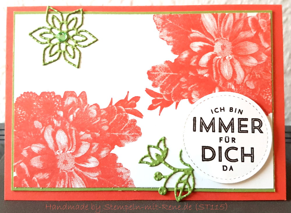 Blumen Von Herzen Match The Sketch 210 Stempeln Mit Rene De
