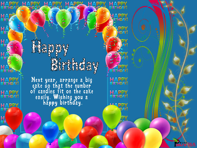 Wishes and Poetry: Birthday Image and Quotes with Message for Friends