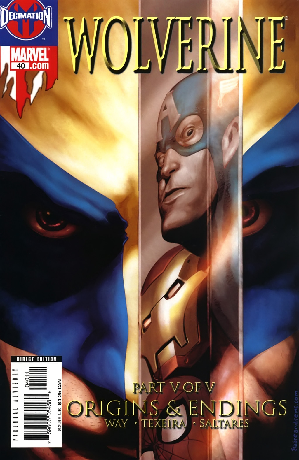 Read online Wolverine (2003) comic -  Issue #40 - 1