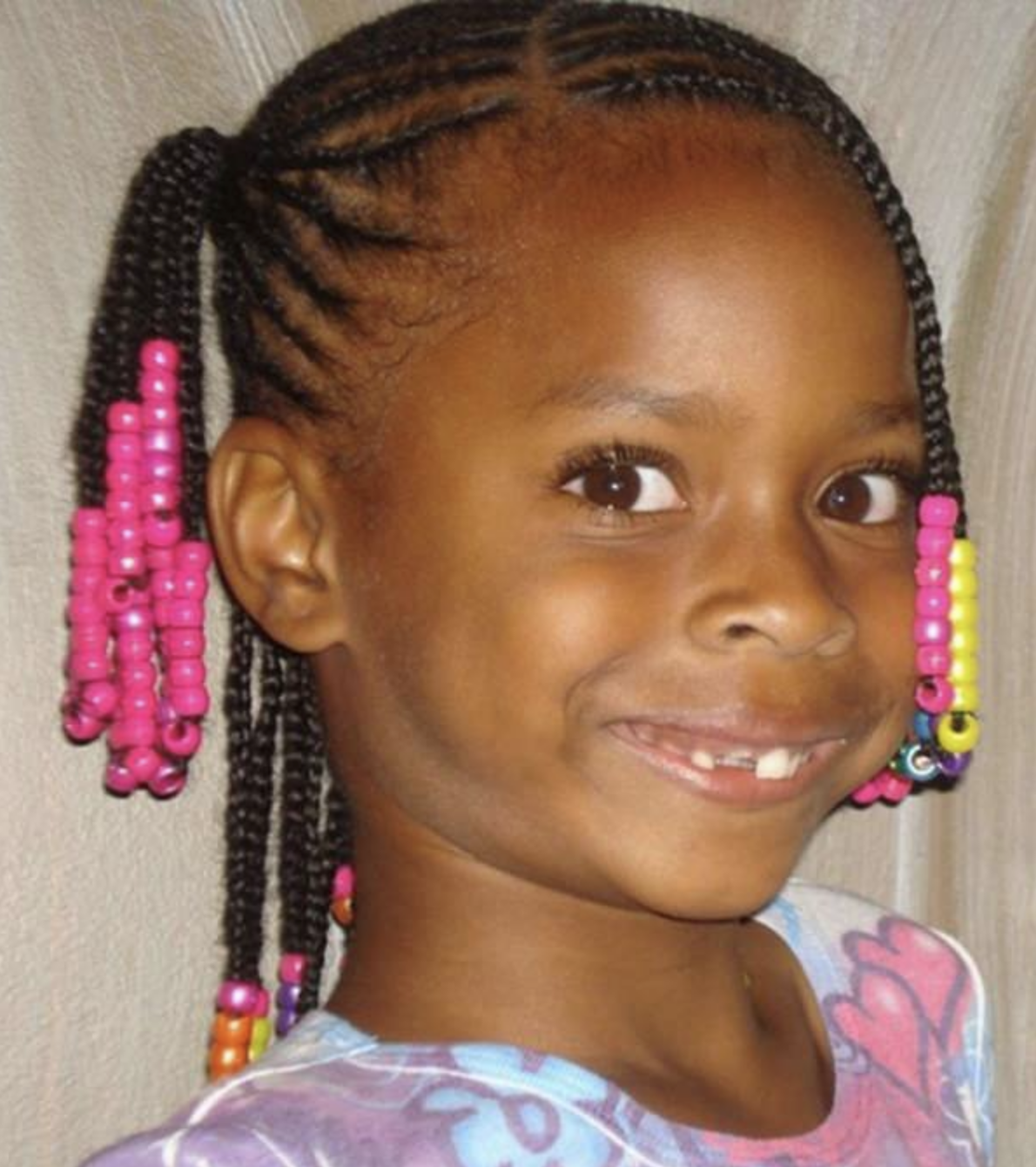 mixed little girl braid hairstyles