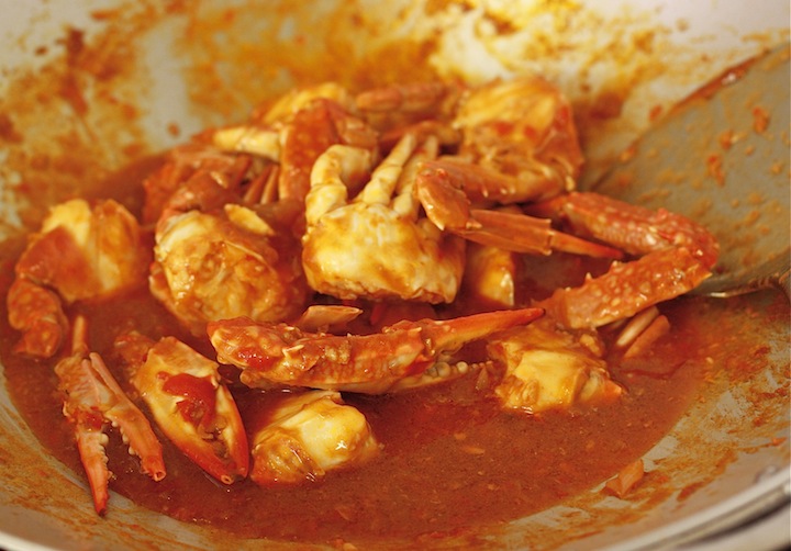 how long to cook chili crab?