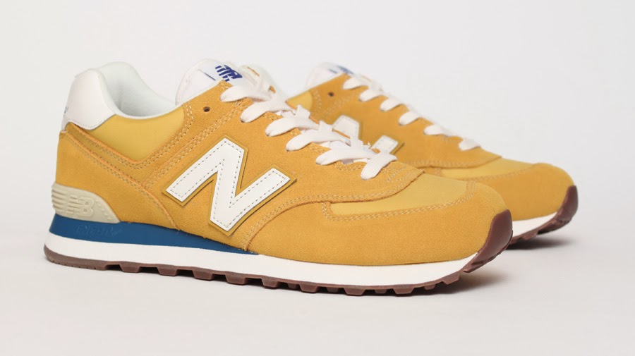 basket new balance jaune