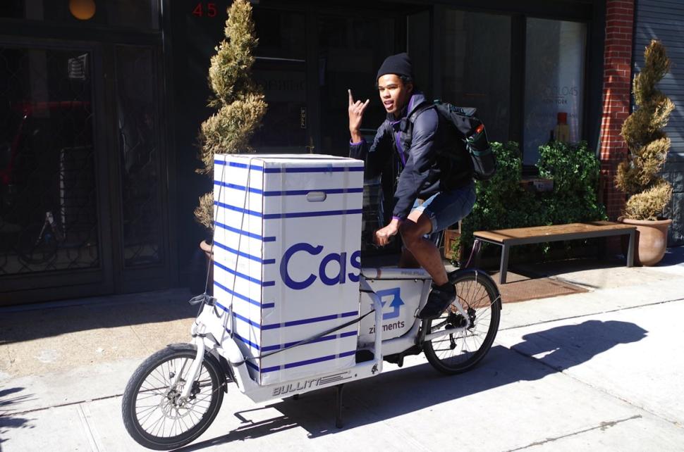 Peapodlife A Bed In Box On Bike Dr Seuss Would Rove Casper Delivers Mattresses On Bicycles In New York City Daily News