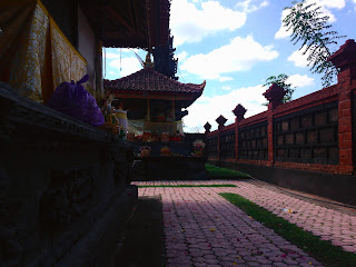 In The Middle Of Dalem Temple Ringdikit Village North Bali