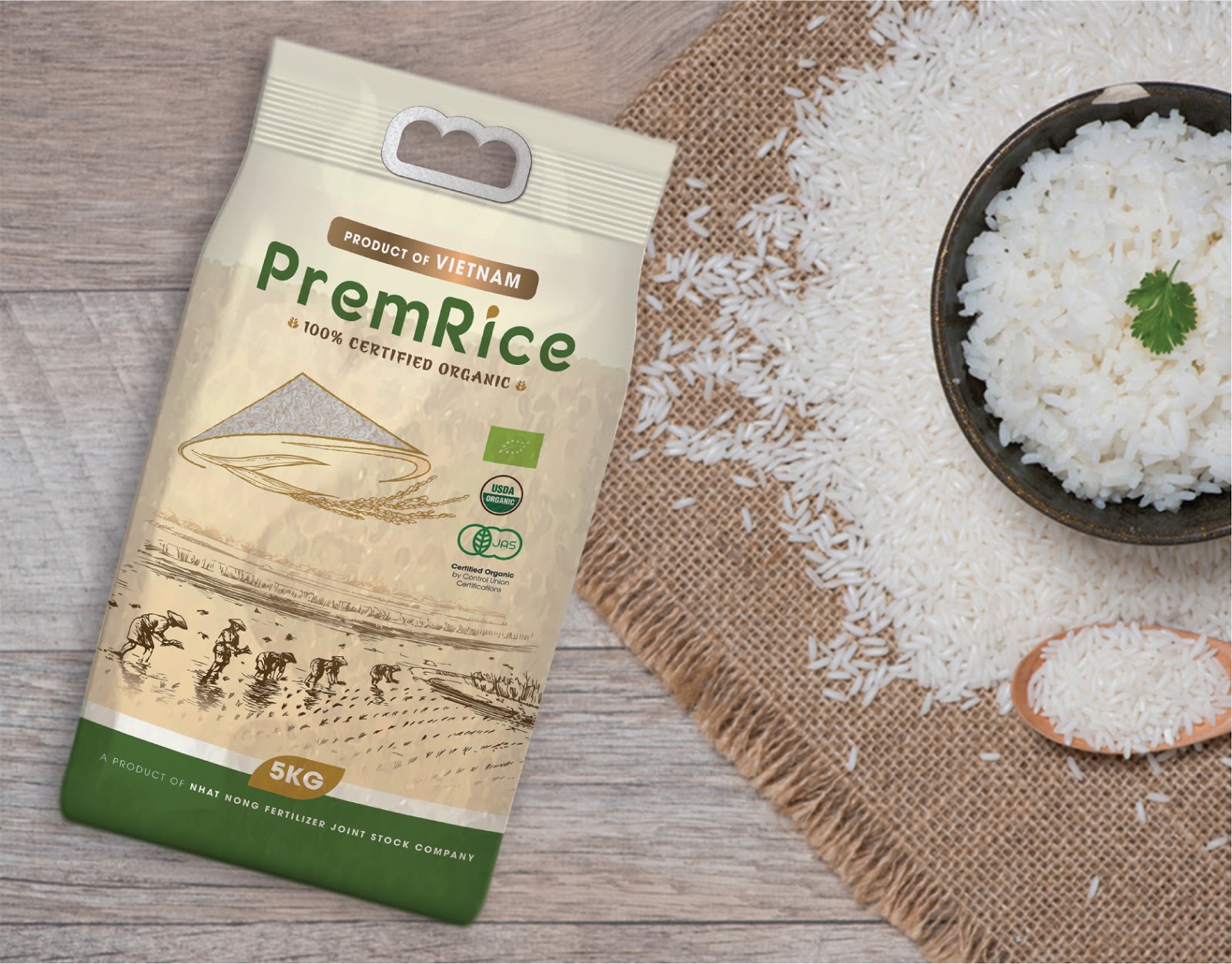 Premrice Organic Rice Packaging Of The World