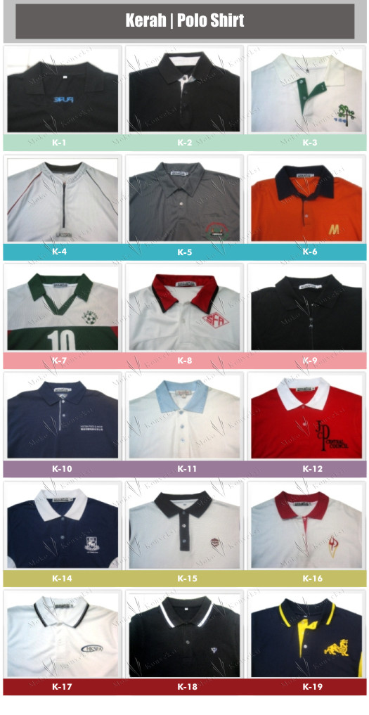 Katalog Kaos Kerah Polo Shirt Konveksi Semarang Moko