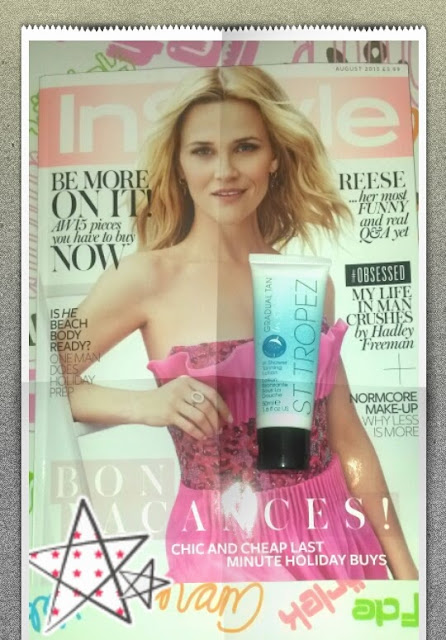 InStyle magazine freebies st tropez gradual in shower tan july august 2015