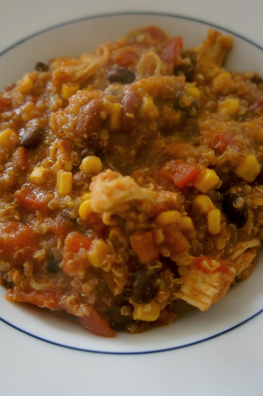 Savory Sweet and Satisfying Crock Pot Quinoa Chicken Chili