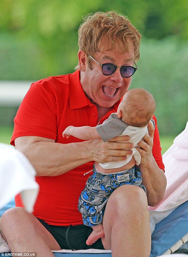 anna maria Elton John's Baby Boy