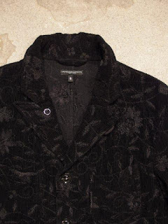 Engineered Garments "Bedford Jacket in Black Floral Emb. Corduroy" Fall/Winter 2015 SUNRISE MARKET