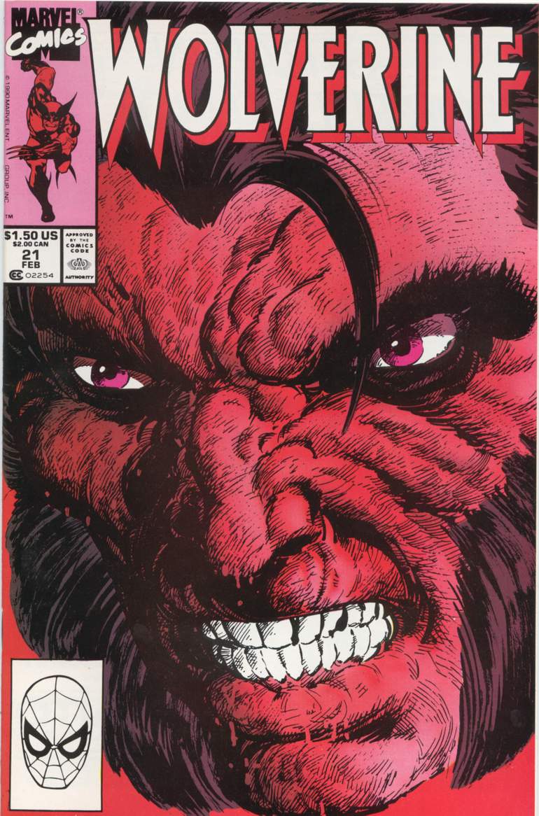 Read online Wolverine (1988) comic -  Issue #21 - 1