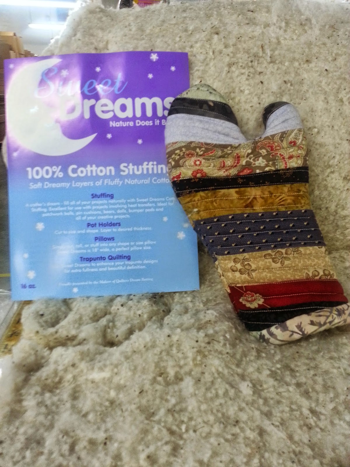 QUILTERS DREAM BATTING: Sweet Dream 100% Cotton Stuffing: The