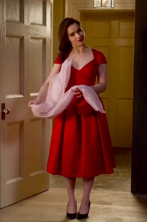 vestido vermelho da louisa clark