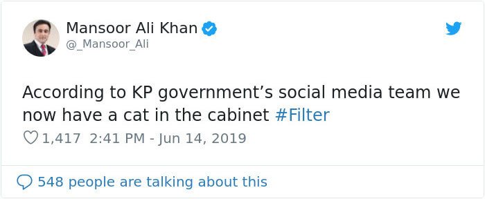 Pakistani Government Officials Forgot To Turn Off The Cat Filter During Facebook Live Pakistani Government Officials Forgot To Turn Off The Cat Filter During Facebook Live