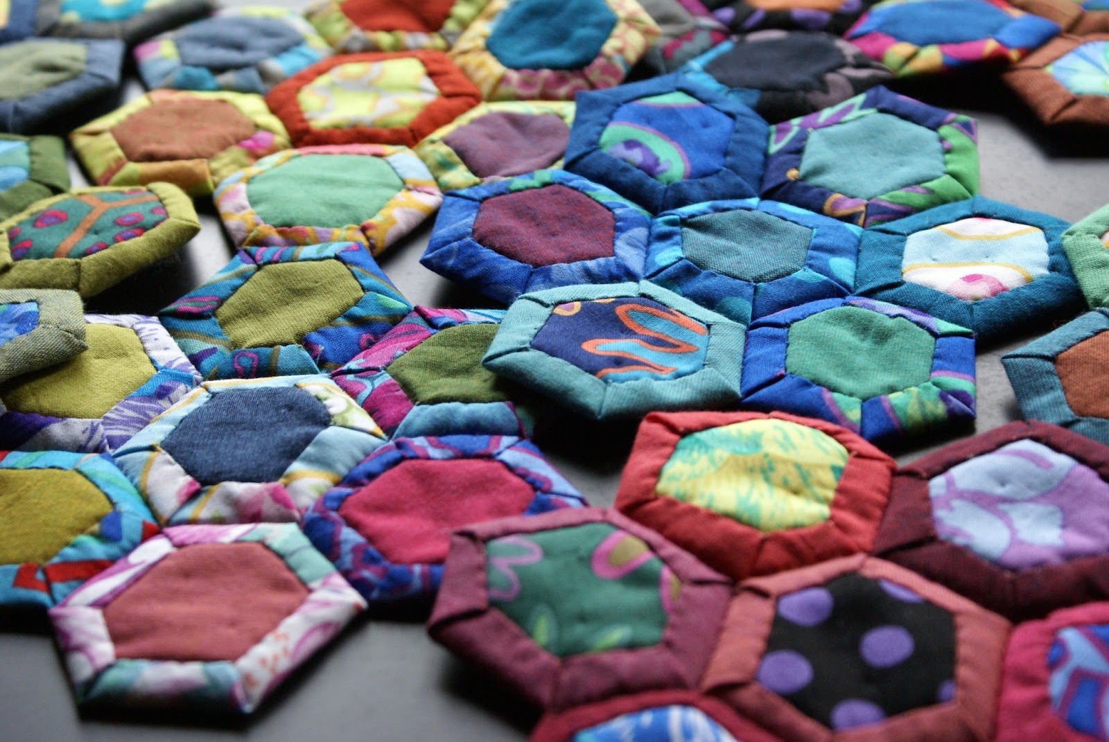 Mit Hand und Herz Quiltasyougo Hexagon, Tadaa!