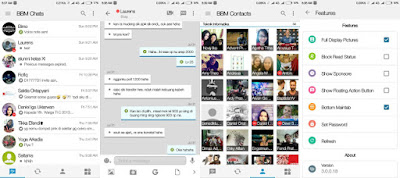 BBM MOD IOS Light v10 Based BBM 3.0.0.18