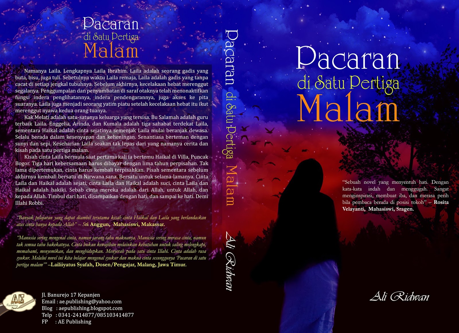 Ali Ridwan Sinopsis Novel Pacaran di Satu Pertiga Malam