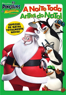 Os Pinguins de Madagascar A Noite Toda Antes do Natal