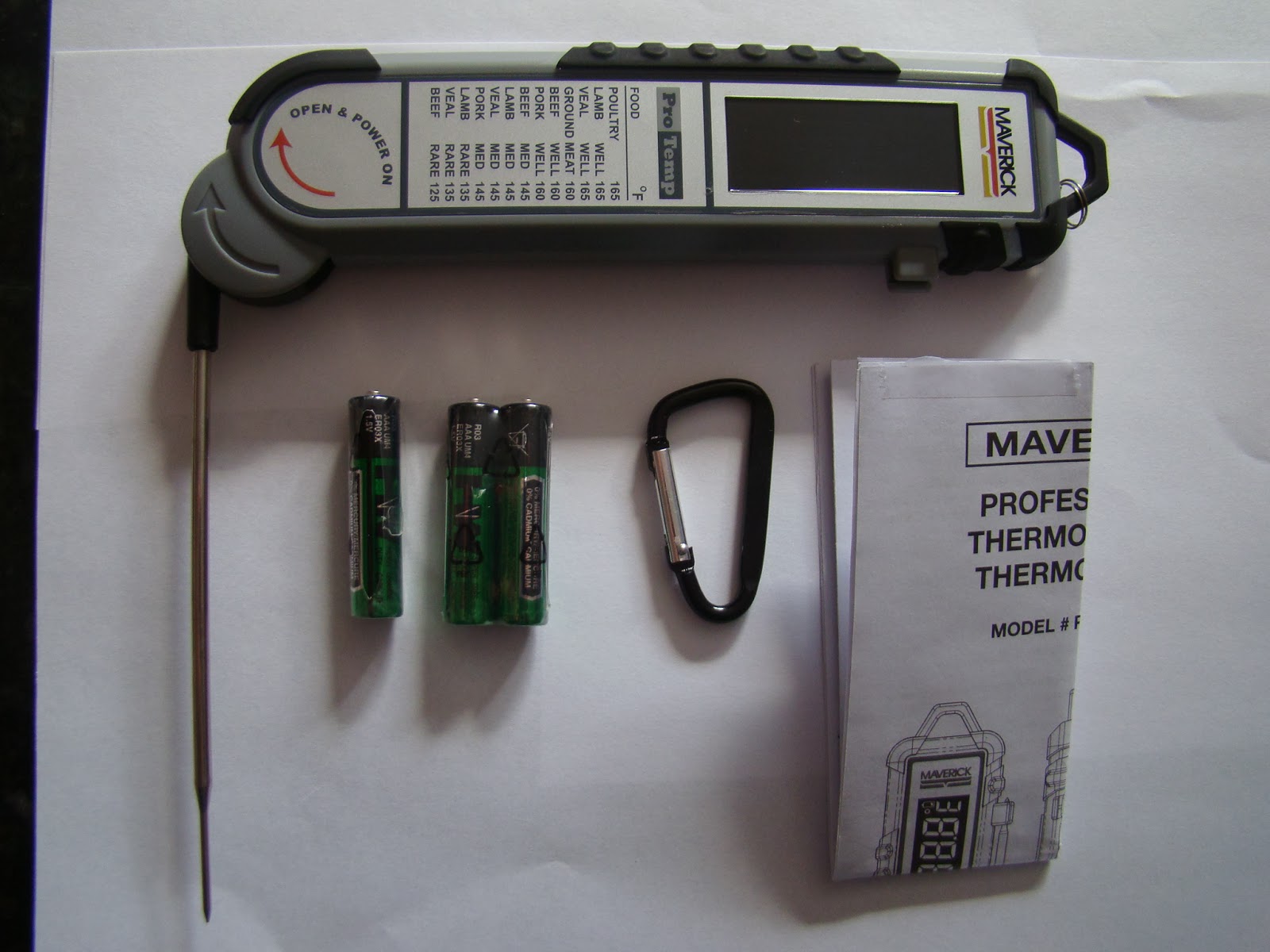 HRM CREATIVE BBQ: The Maverick PT-100BBQ Pro Digital Thermometer Review