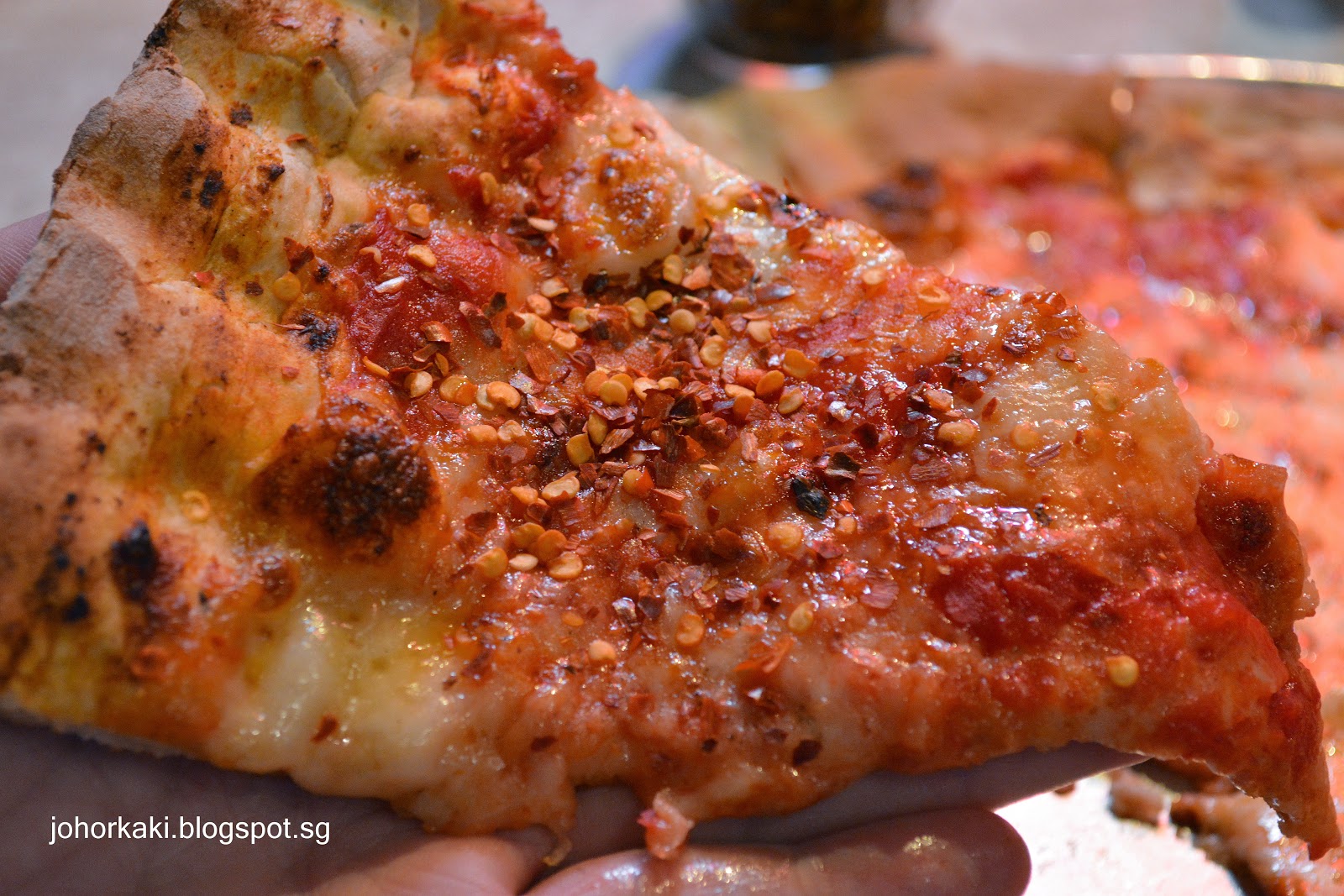 John's Pizzeria of Bleecker Street, NYC New York Tony Johor Kaki