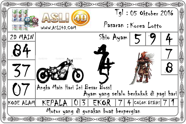 Prediksi Bola Togel Casino Poker Domino Prediksi Togel Korea Rabu 5 Oktober 2016
