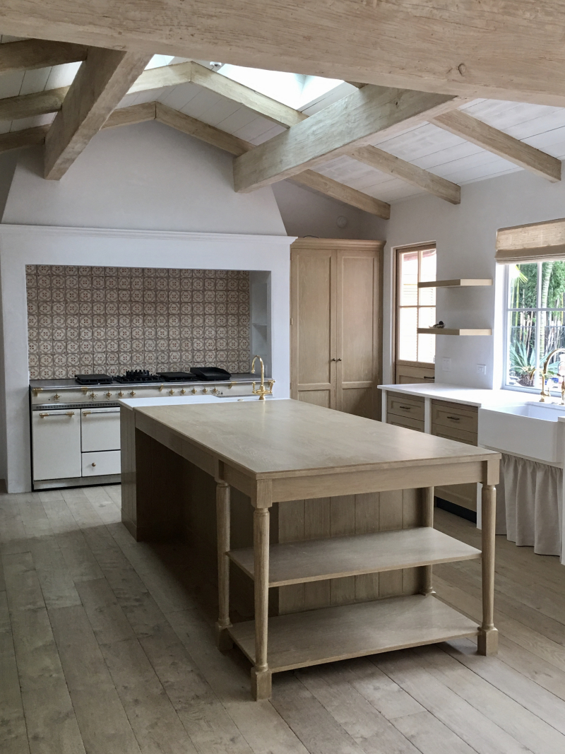 image result for kitchen island Malibu Mediterranean Modern Farmhouse Giannetti Home
