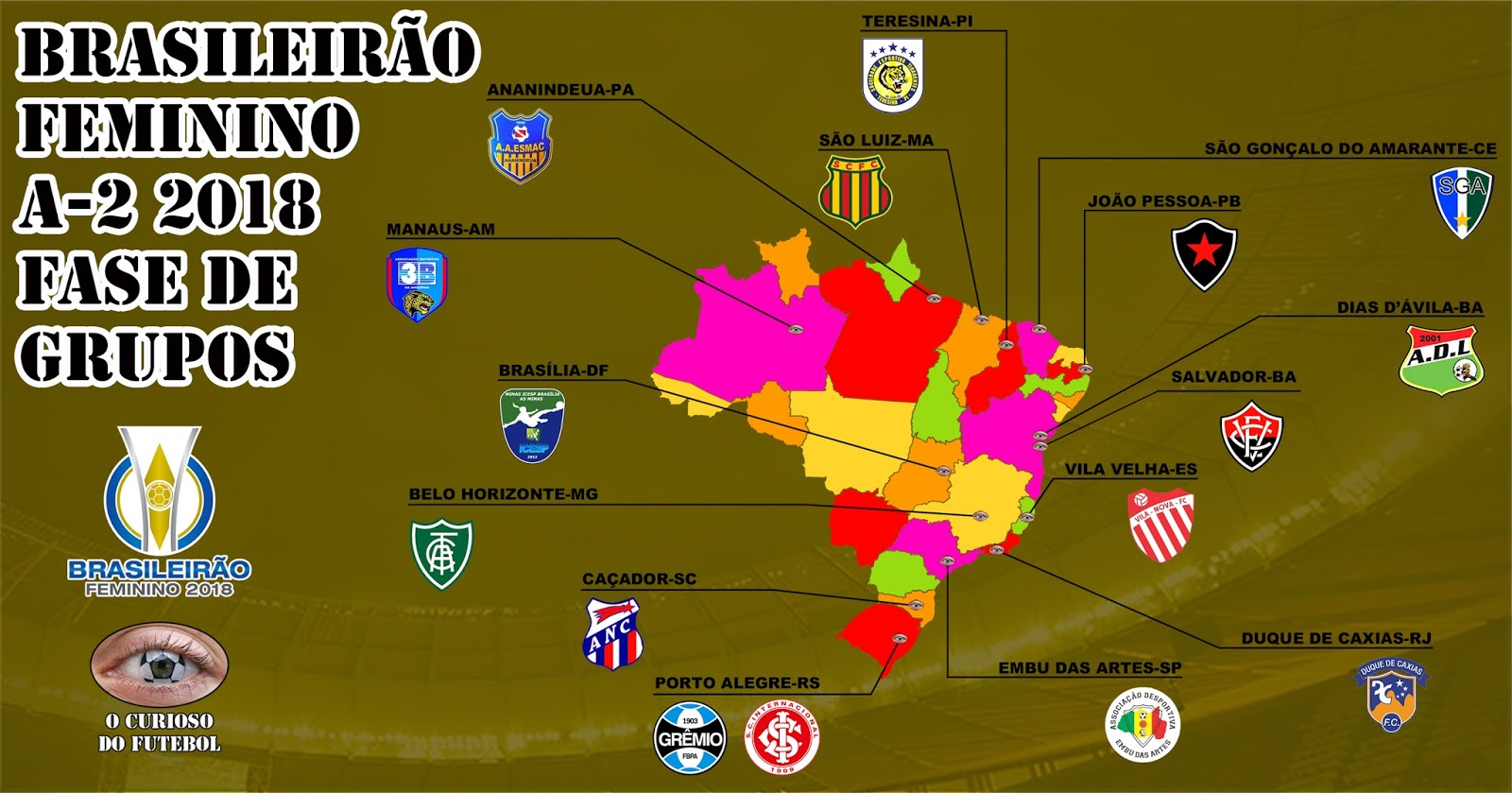 Fase de Grupos do Brasileirão Feminino A2 agora é pra valer! O