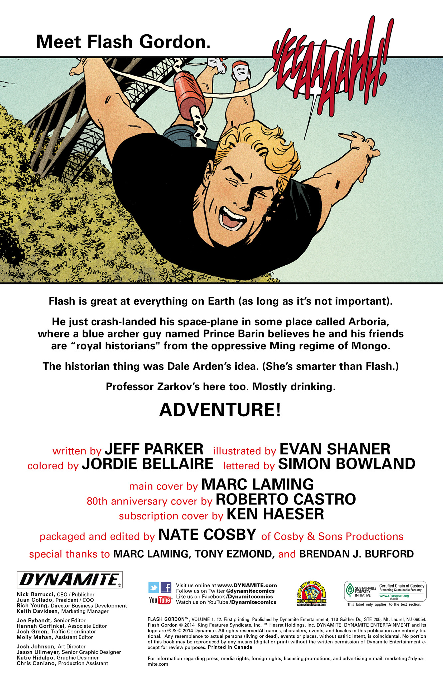 Read online Flash Gordon (2014) comic -  Issue #2 - 2