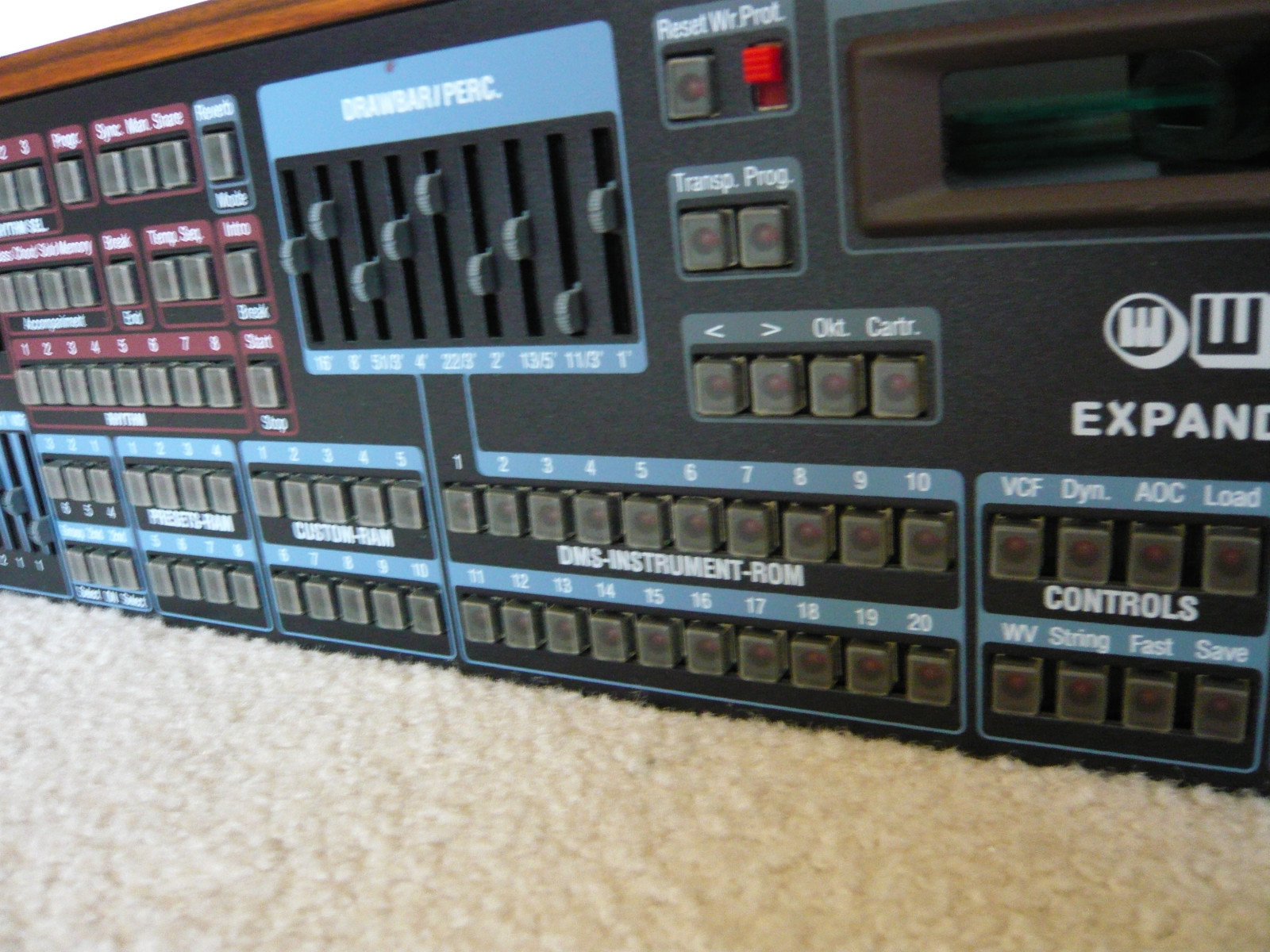 MATRIXSYNTH Vintage Wersi Expander EX10 R Midi Synthesizer Organ Sound Module