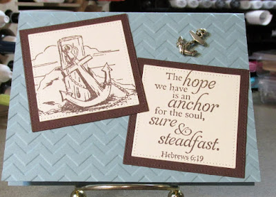 Our Daily Bread designs Anchor, ODBD Customer Card of the Day by Sharon Madson