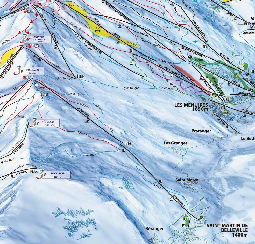 World Ski Resort Saint Martin de Belleville