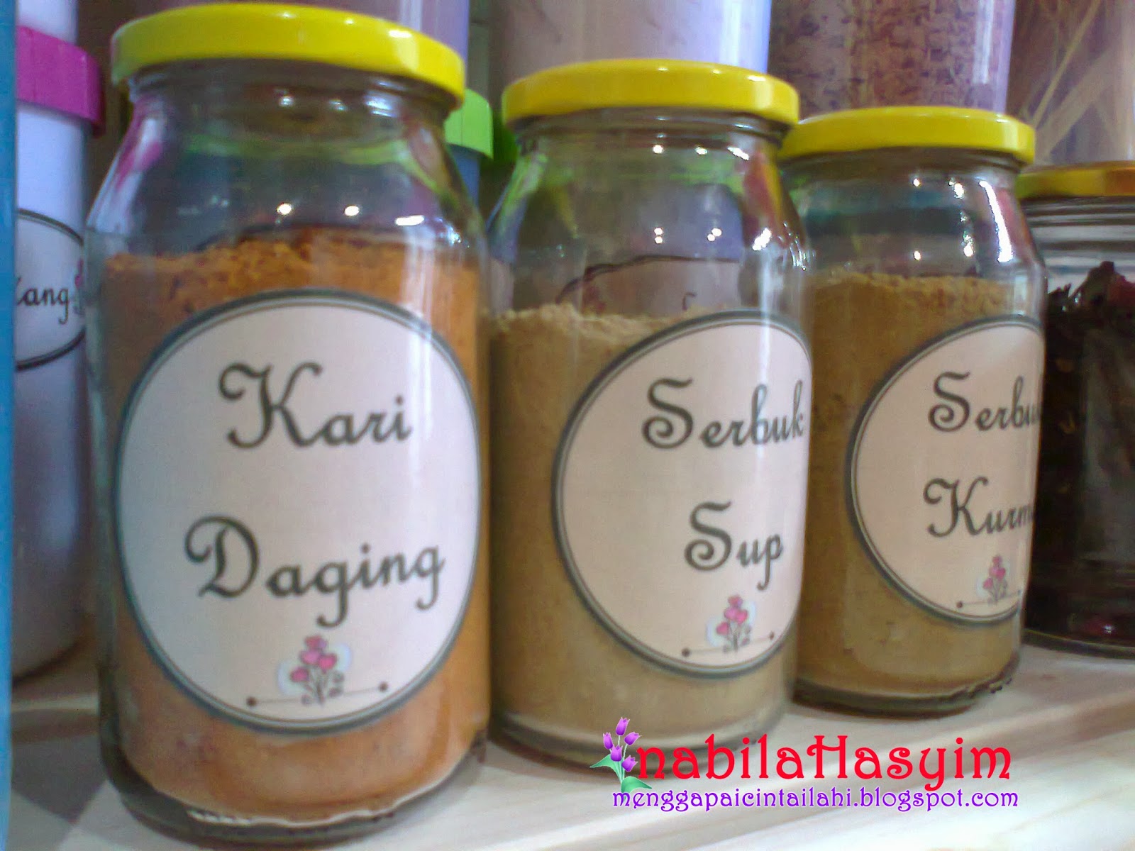 Tautan Hati Lahasyim D I Y Label Bekas Makanan Di Dapur Kaler Kuning Tu Mesti Ramai Yang Tau Yes Bekas Mayonis Kimball