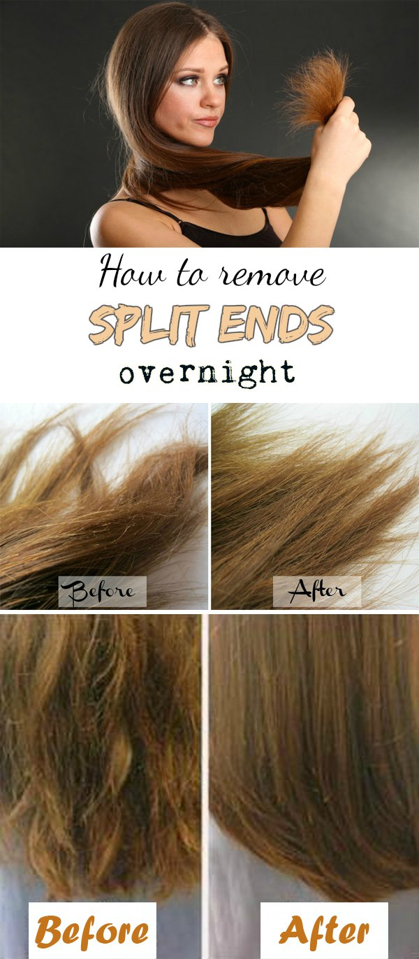 How to remove split ends overnight HEALTHYLIFE