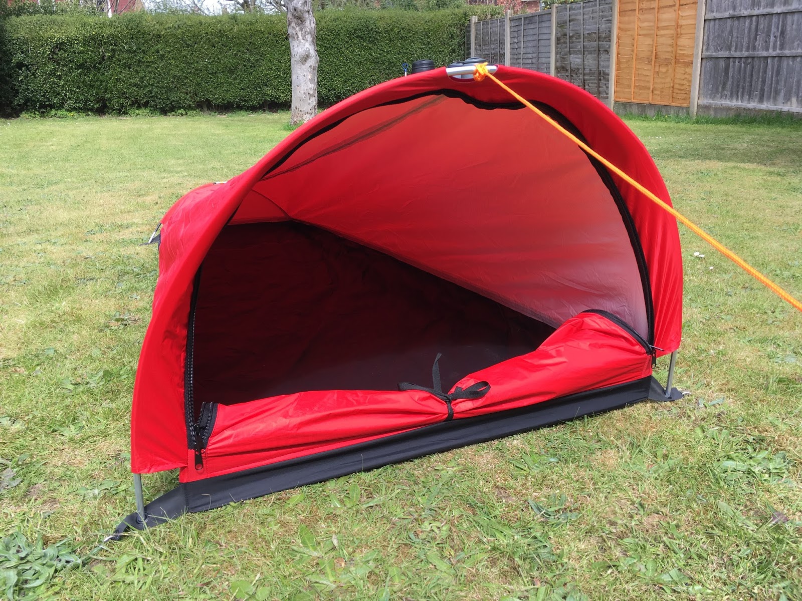Chase The Rainbow First look Alpkit Hooped BivvyBag (prototype).
