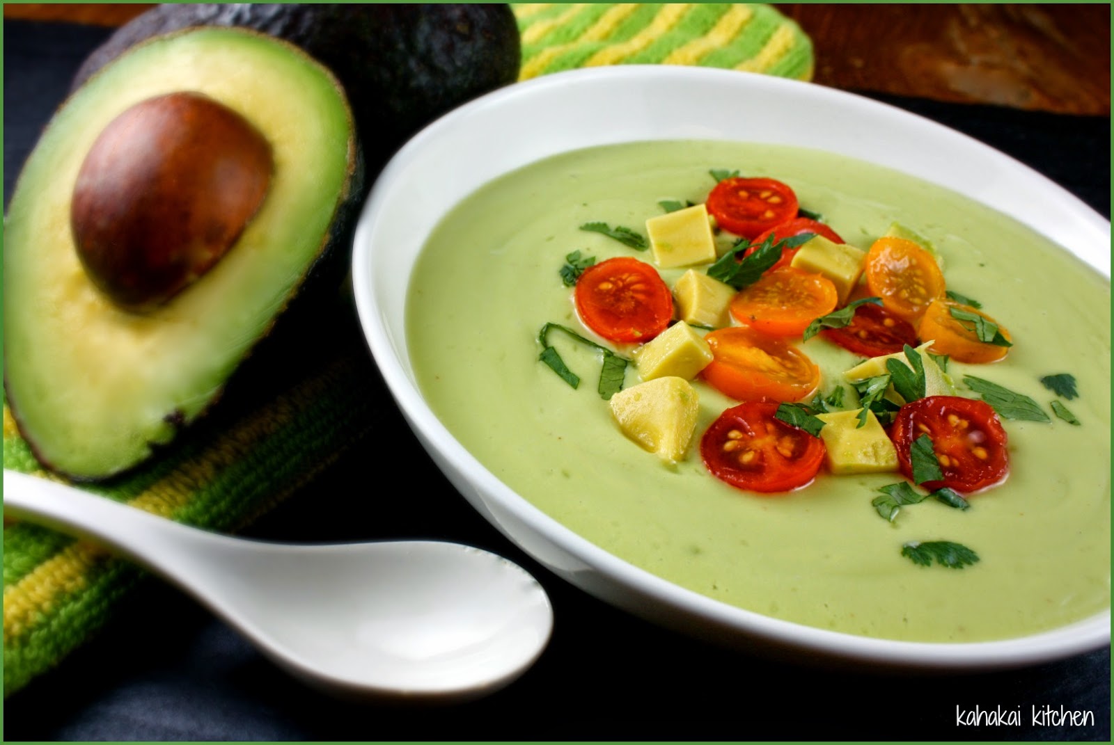 Kahakai Kitchen Fast Avocado Soup Cold & Creamy for Souper (Soup