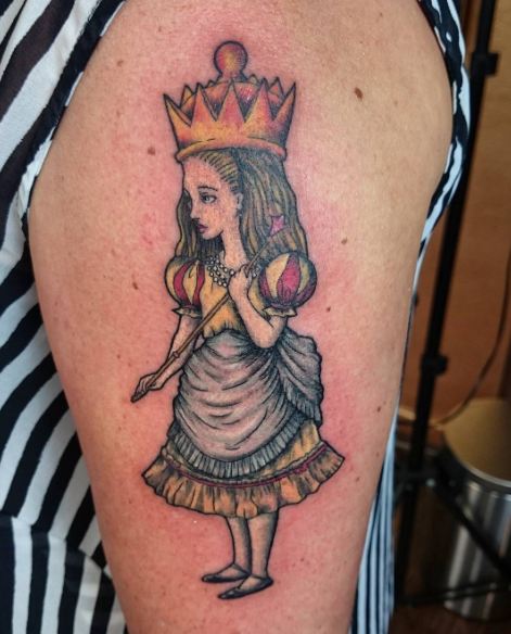 Alice In Wonderland Tattoos Alice In Wonderland Tattoos