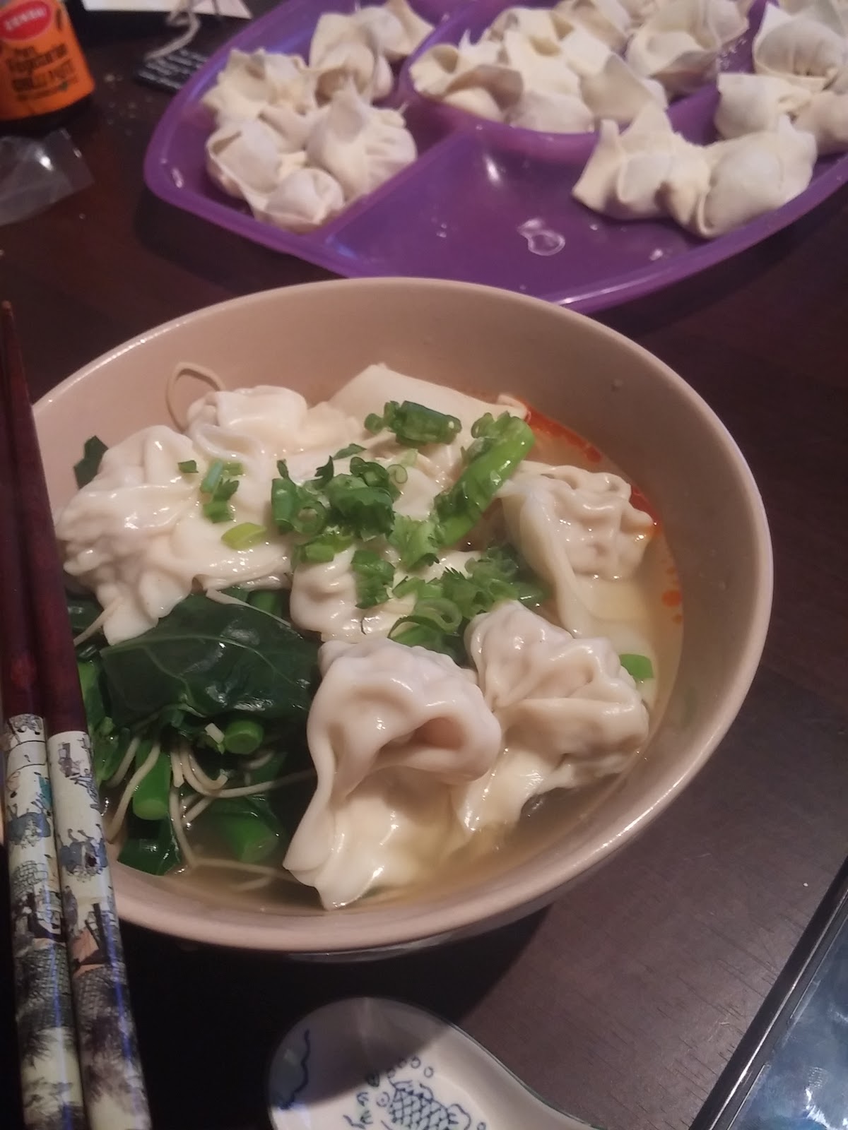Piggie's Kitchen of the World: Cantonese–style Wonton Noodle Soup