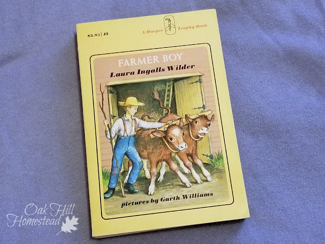 The cover of Farmer Boy, one of Laura Ingalls Wilder's "Little House" books.