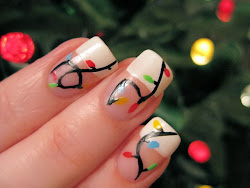 nail christmas holiday festive nails manicures lights designs season seasonal trends tutorial bow beautyfrizz frosted dessert nostalgic story