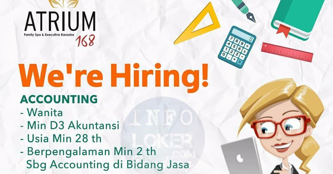 Lowongan Kerja Accounting Atrium 168 Bandung September 2018 - Info