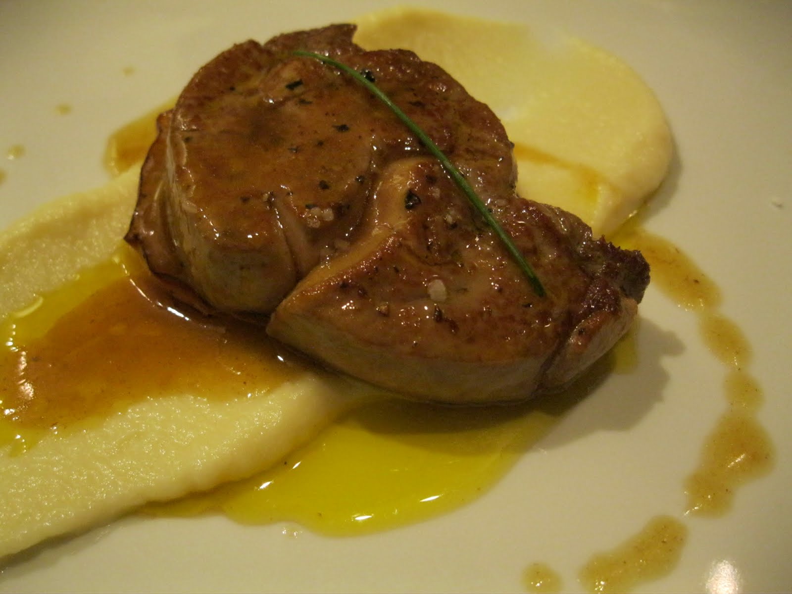 Chako aux fourneaux Foie gras poêlé, mousseline de panais