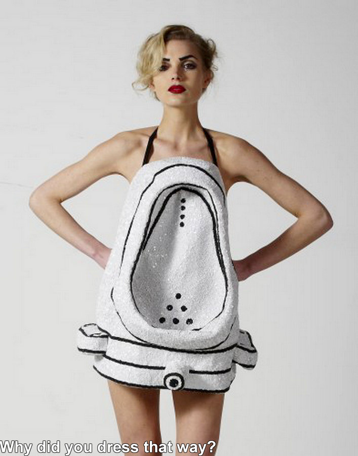 Chuck's Fun Page 2 Why did you dress that way?