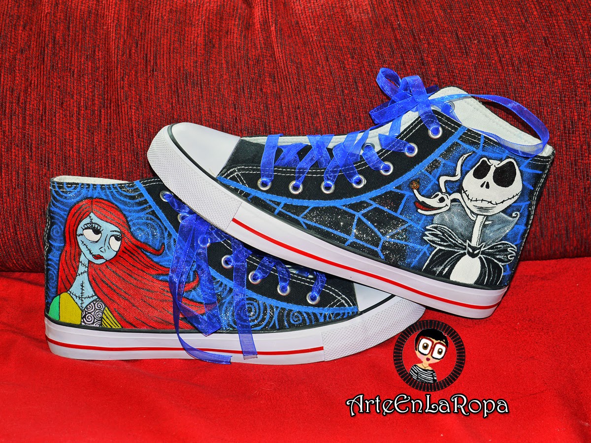 zapatillas converse pintadas a mano
