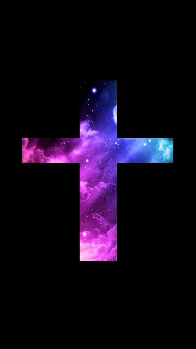 Lovedandsign: For Phone : Jesus Cross Galaxy Wallpaper