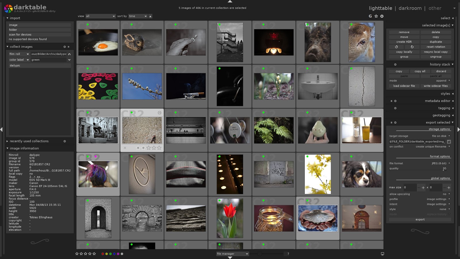 Como Instalar o Darktable 2.4.1