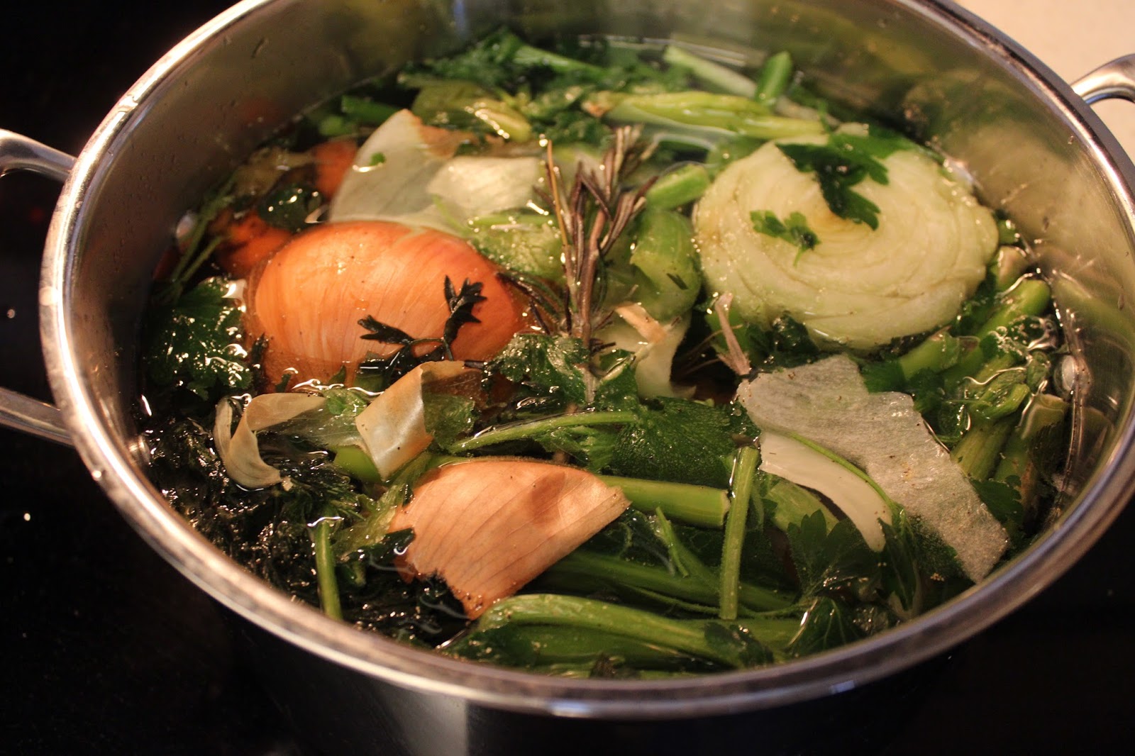 A Hoppy Medium Easy Homemade Vegetable Stock