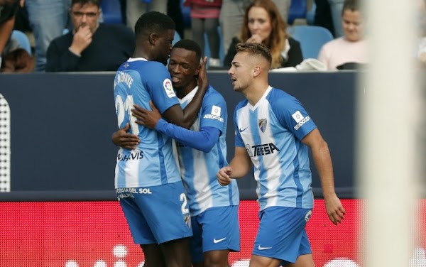 El Málaga logra la séptima ante el Nàstic (2-0)