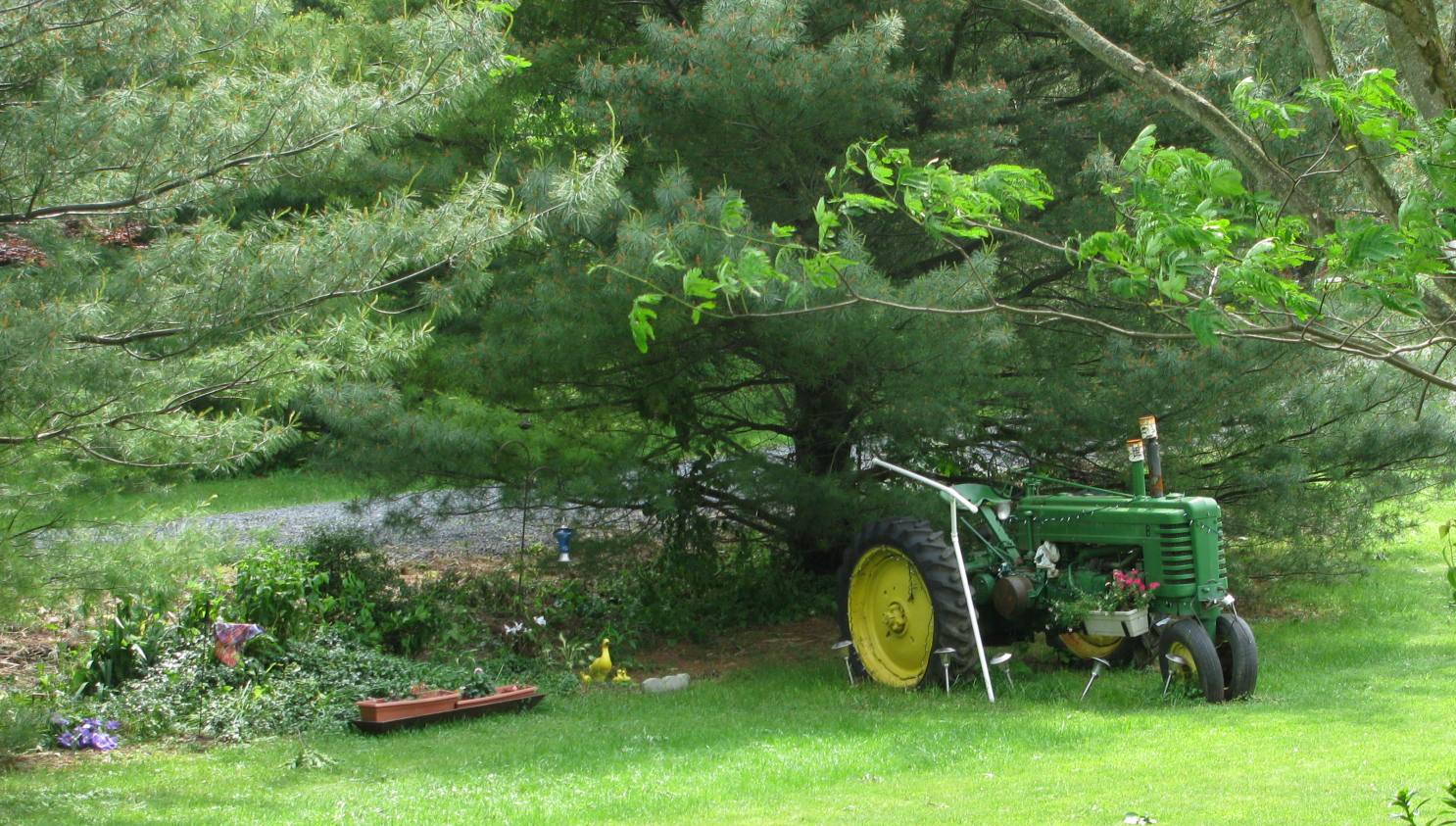 Living Simply and Deliberately Yard Art